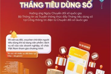 NGÀY CHUYỂN ĐỔI SỐ QUỐC GIA: KHUYẾN KHÍCH TIÊU DÙNG SỐ TRONG THÁNG 10